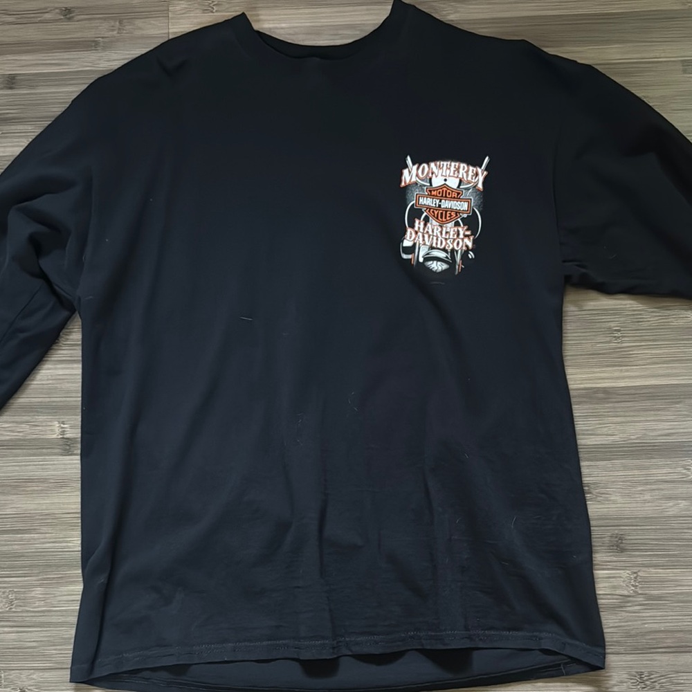 Harley-Davidson Black Long Sleeve Tee Pre Owned
